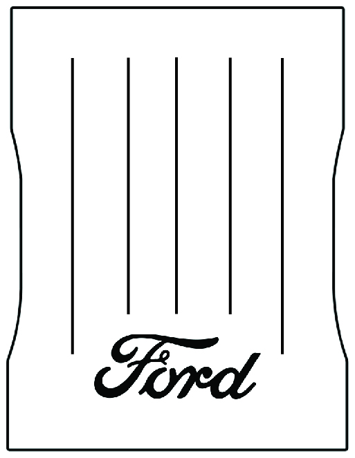 1930 1931 Ford Model A ShowBedder Panel Delivery Truck Bed Floor Cover 3D Script