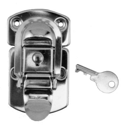 1928 1931 Model A Trunk Latch Locking Nickle Plated