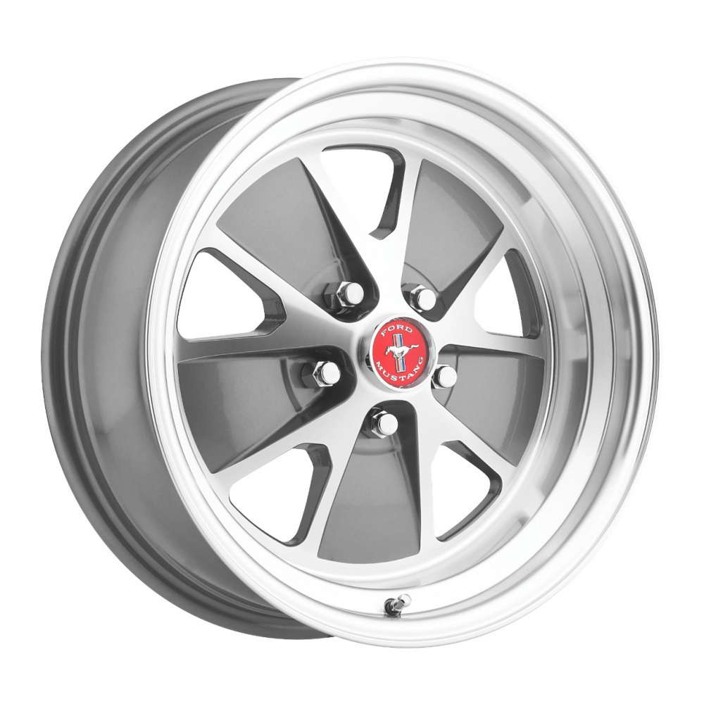 17X7 Legendary Styled Alloy Wheel Charcoal Machined