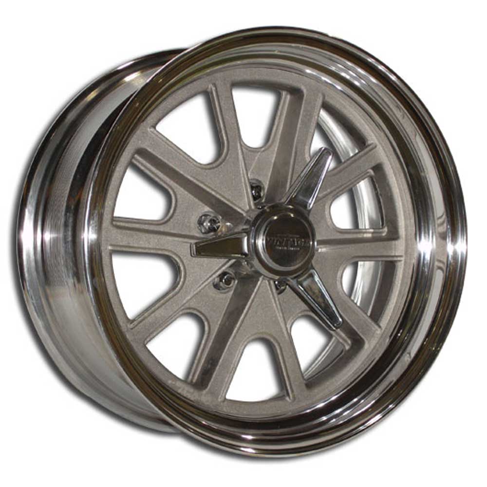 17 Vintage Wheel Works V60 10 Spoke Aluminum Alloy Wheel with 5 x 45 Bolt Pattern Choose Your Size