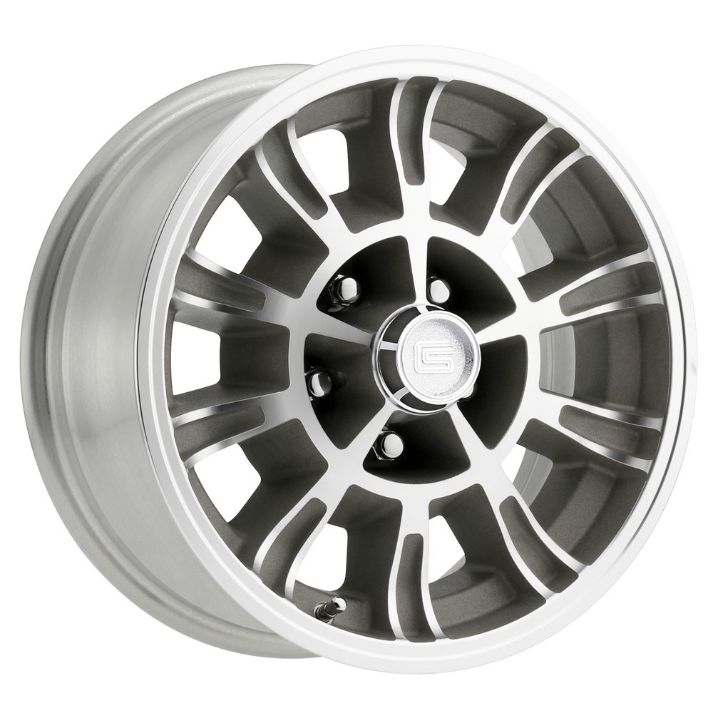 15 x 7 Legendary GT6 Aluminum Alloy Wheel with Machined Finish 5 x 45 Bolt Pattern