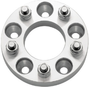 125 Thick 5 x 45 Billet Wheel Adapter with 12 20 Thread Studs