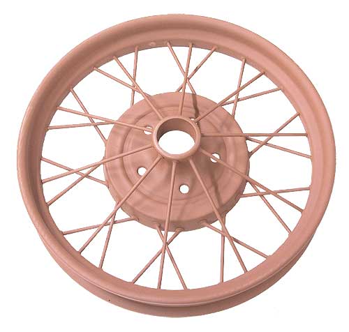 1928 1929 Ford Model A Wire Wheel 21 inch Reproduction Primer Coated