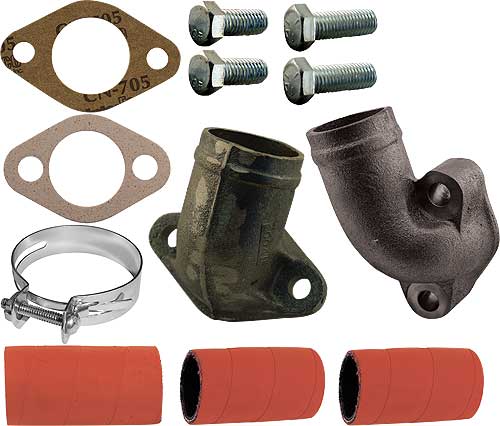 1917 27 Model T Cylinder Head Water Connection Inlet Outlet Kit