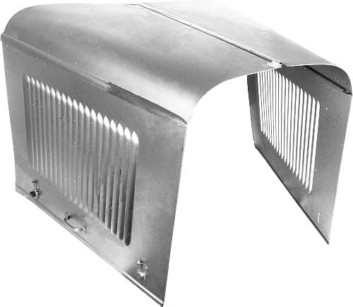 1932 Ford Pickup Hood Plain Tops with 20 Louvers on Sides