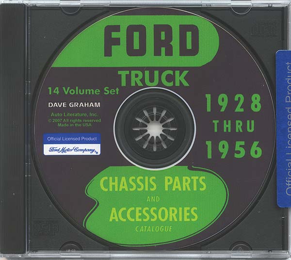 1928 56 Ford Truck Chassis Parts and Accessories Catalog CD