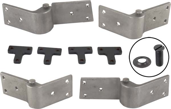 Door Hinge Set for 1932 Ford 5 Window Coupe Tudor & Victoria Driver Side