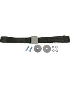 Seat Belt/ Black/ 74 Long/ Chrome Lift Latch Type