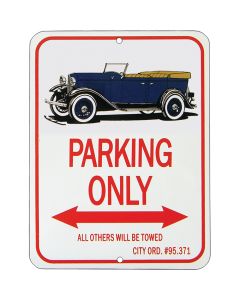 Phaeton "Parking Only" Sign