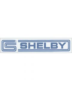 Shelby Logo Decal, 1-1/2" High x 7-1/2" Long