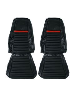 1969 Mustang Mach 1 Hi-Back Front Bucket Seat Covers, Distinctive Industries