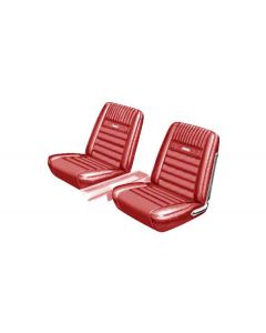 1965-1966 Mustang Pony Interior Front Bucket and Rear Bench Seat Covers, Scott Drake