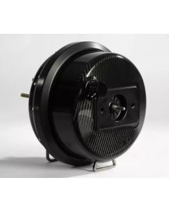 Ford Truck Carbon Fiber Brake Booster 9” With Black Anodized Outer Rings And Hidden Hardware