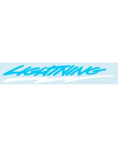 1993-1995 Ford F150 Lightning Decal Kit, Reflective Blue/White
