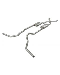 1965-1976 Ford Truck 2WD  Pypes Exhaust Crossmember Back Exhaust System, Turbo Pro Muffler