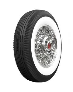Tire - 750 X 14 - 2-1/4 Whitewall - Tubeless - Universal