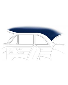 Cloth Headliner - Blue - 4 Bows - Ford Club Coupe Or Ford Business Coupe - Body Styles 72A, 72B, 72C