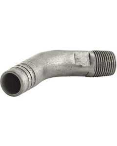 Ford Pickup Truck Hose Connector - 3/8 Thread On One End - Press Fit The Other End - 20 Degree Bend