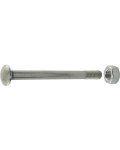 Model A Ford Front and Rear Bumper Bar End Bolt & Nut - Stainless Steel