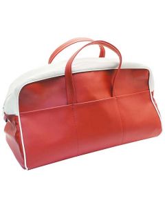 1956 Ford Thunderbird Tote Bag, Red & White
