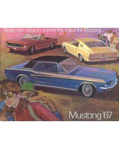 Mustang Color Sales Brochure/ 1967 Mustang