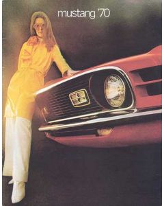 1970 Mustang Color Sales Brochure, 16 Pages with 32 Illustrations