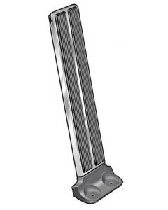 1965-1966 Ford Thunderbird Accelerator Pedal, Rubber, With Stainless Trim
