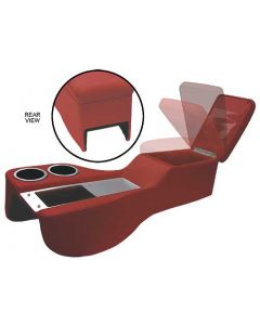 1964-1967 Mustang 1964-1967 Mustang Saddle Cruiser Center Console for All Cars with Console, Dark Red