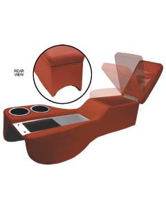 1964-1970 Mustang Coupe or Fastback Humphugger Cruiser Center Console for Cars without Console, Maroon