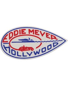 Nostalgia Decal - Eddie Meyer Hollywood - 3-3/4 wide X 2 high