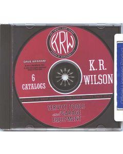 Model T Ford K. R. Wilson Service Tools & Garage Equipment - 6 Catalogs On A CD-ROM Disc - In PDF Format
