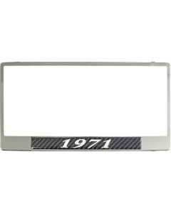 Chrome 1971 License Plate Frame