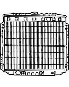 Radiator - 2 Row - 200 6 Cylinder With Standard Cooling