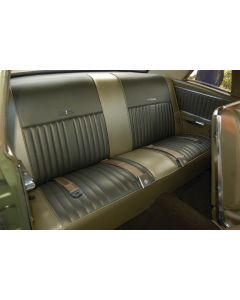 Ford Rear Bench Seat Upholstery, Two-Tone, Vinyl, Sedan, Falcon, 1966-67