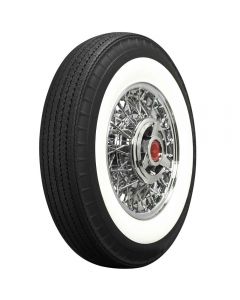 Ford Thunderbird Tire, Original Appearance, Radial Construction, 8.00 x 14" With 2.25" Whitewall
