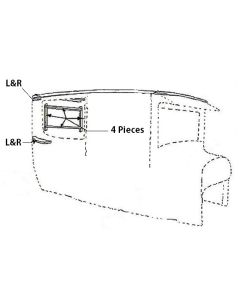 Model T Ford Body Wood Kit - Complete - Tudor Sedan