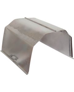 Model T Ford Hood - Torpedo Style - Aluminum - Cast Aluminum Handles - Plain Sides - Leather Lacing