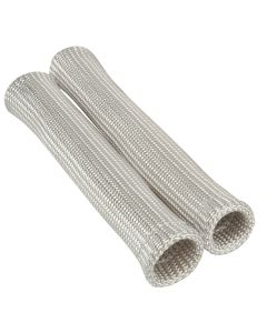 Protect-A-Boot XL 8" Spark Plug Boot Protectors - Silver (2-Pack)