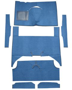 1960-1965 Falcon 4DR Wagon Complete Carpet, Cut & Sewn Bench Seat | Loop Material