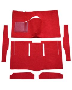 1963-1965 Mercury Comet 2DR Hardtop Complete Carpet, Cut & Sewn Auto Trans Bucket Seat | Loop Material