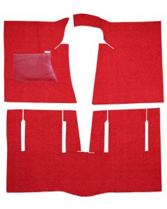 1963-1965 Fairlane 2DR Hardtop Complete Carpet, Cut & Sewn Auto Trans/Manual Trans Bucket Seat | w/ Console Loop Material