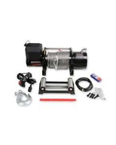 Anvil - 17,000 Lbs. Winch w/ Metal Cable & Roller Fairlead.