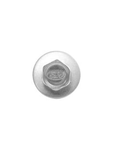 1965-1971 Ford Fender and Body Bolt, Silver Zinc, Ford Logo