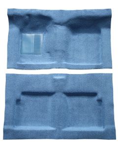 1963-1965 Mercury Comet 2DR Convertible Complete Carpet, Molded w/ Mass Backing Auto Trans | Loop Material