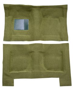 1965-1967 Galaxie 4DR Complete Carpet, Molded w/ Mass Backing Auto Trans | Loop Material