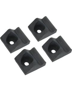 1962-63, 1966-69 Ford Ranchero  Hood Bumpers - Black Rubber Molded Over Metal Base - On Hood - Set Of 4