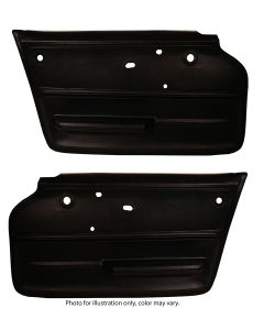 1965-1966 Corvette Standard Door Panels, Coupe-Red