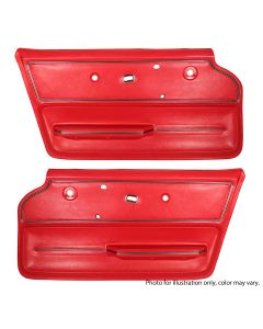 1967 Corvette Deluxe Door Panels, Convertible-Teal