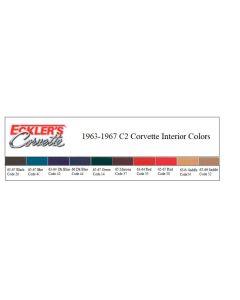 1965-1966 Corvette Deluxe Door Panels, Convertible-Red