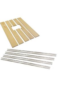 Model A Ford Pickup Bed Custom Wood Floor Kit - Late 1931 -For Wide Bed - Steel Strips